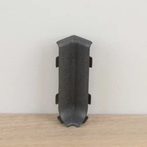 Binnenhoek gezandstraald donkergrijs (bij 5506) - Aluminium bewerkt - 10 x 60 mm Hoge Kwaliteit
